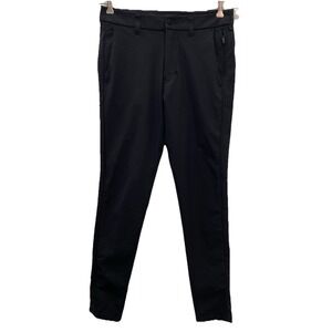 Lululemon Commission Pant Mens 28‎ Black Skinny Stretch ABC Warpstreme Golf Slim